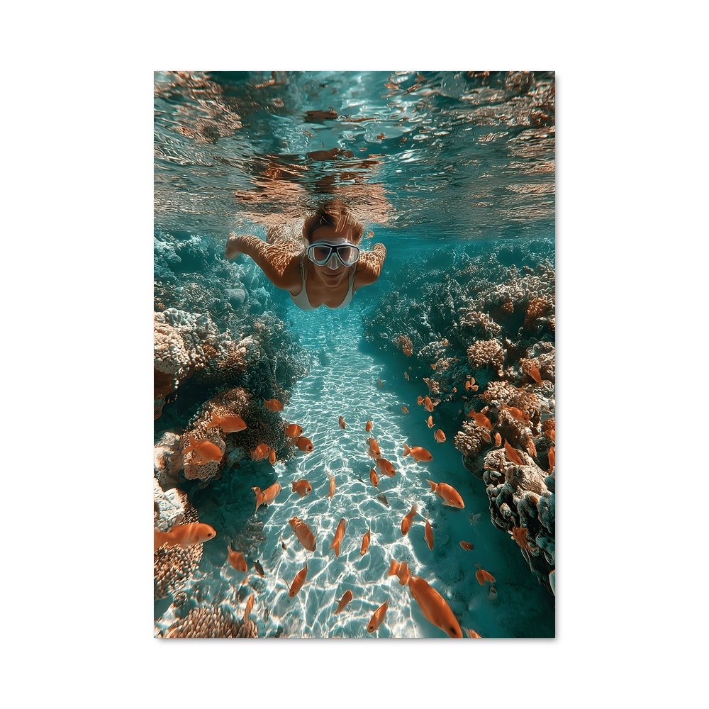 Poster Plongée Enchanteresse